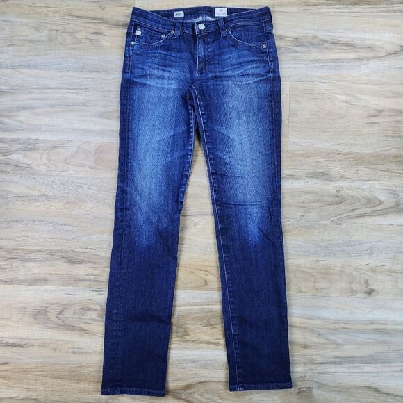 🔹️Adriano Goldschmied Blue Stilt Cigarette Jeans Size 4/27 Regular - Picture 4 of 13